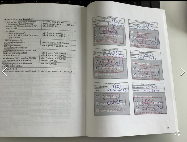 Carnet1 Toyota Auris 1.6 VVT-i 124ch Luna 5P