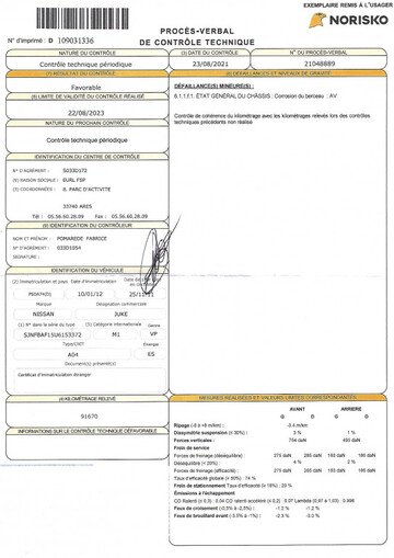 NISSAN JUKE1.6L 16V 117 TEKNA