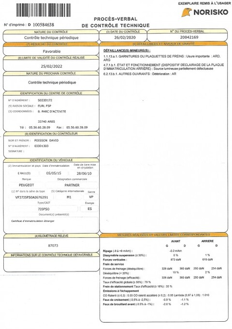 PEUGEOT Partner Tepee 1.6 VTI 16S Loisirs Family