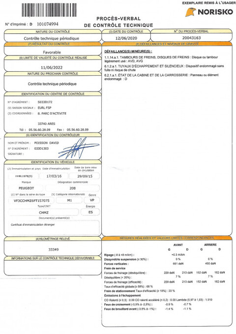 PEUGEOT 208 1,2 e-Vti - 82ch ACTIVE