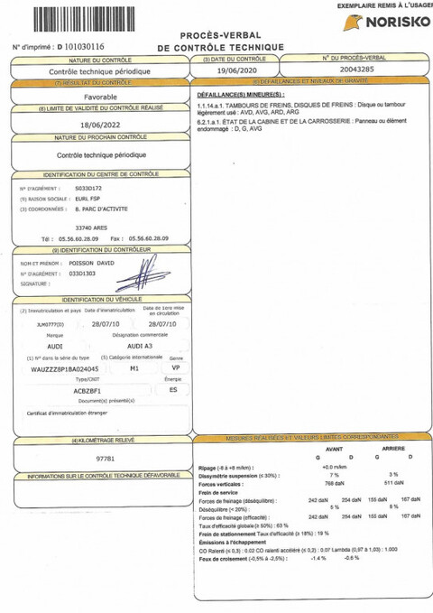 AUDI A3 1.2 TFSI 105 ATTRACTION