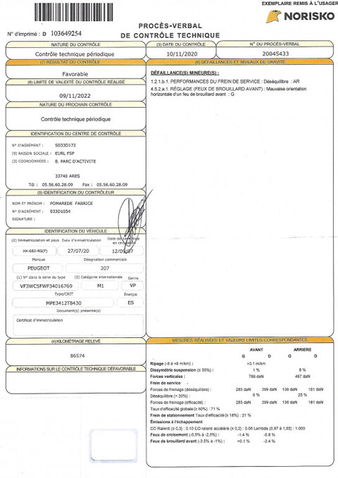 PEUGEOT 207 1.6 VTI 120 PREMIUM