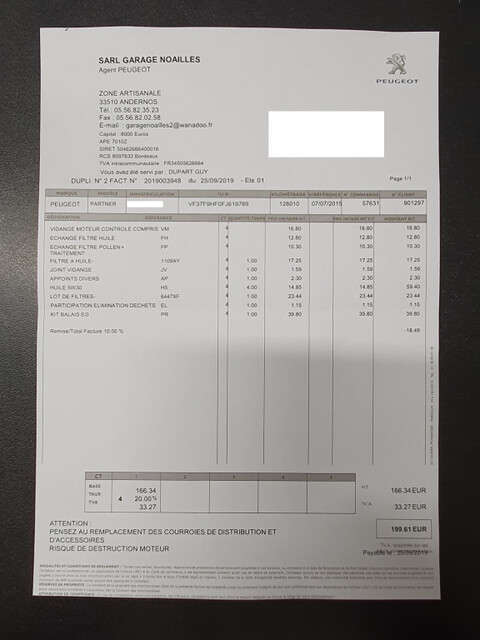 PEUGEOT Partner 1.6 HDI 90 LONG PACK CD CLIM NAV