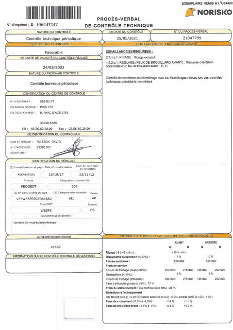 PEUGEOT 207 SW 1.6 VTI 120 PREMIUM