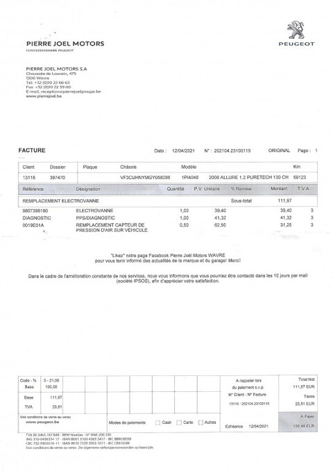 PEUGEOT 2008 1.2 Puretech 130ch ALLURE