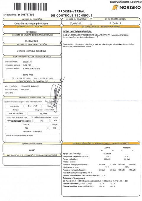 VOLKSWAGEN TIGUAN1.4 TSI 122 LIFE