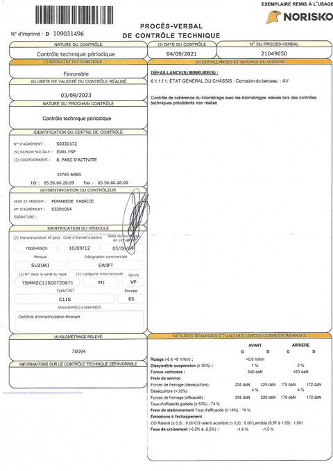 SUZUKI Swift 1.3 VVT 92 GL 5P