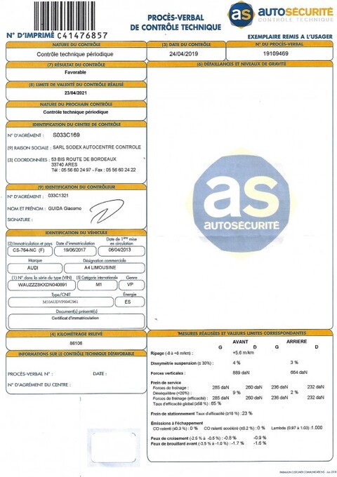 AUDI A4 1,8 TFSi - 170ch Ambiente