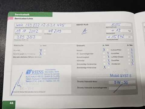 Mercedes-Benz Classe A I (C169)  170 Classic 5P