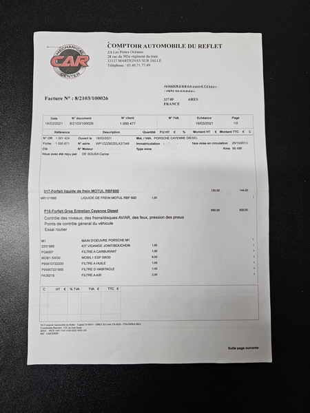 Porsche Cayenne II (958)  V6 3.0D 245ch