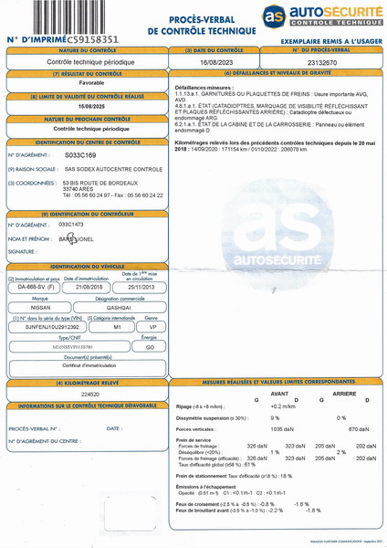 Nissan Qashqai I (J10)  1.6 dCi 130ch FAP Tekna 4x4