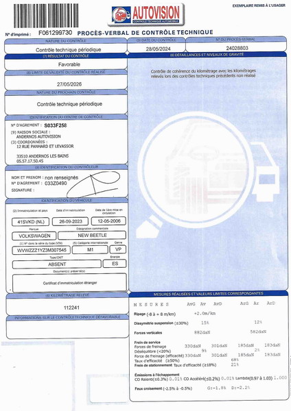 Volkswagen New Beetle Cabriolet  2.0l 115ch Essence