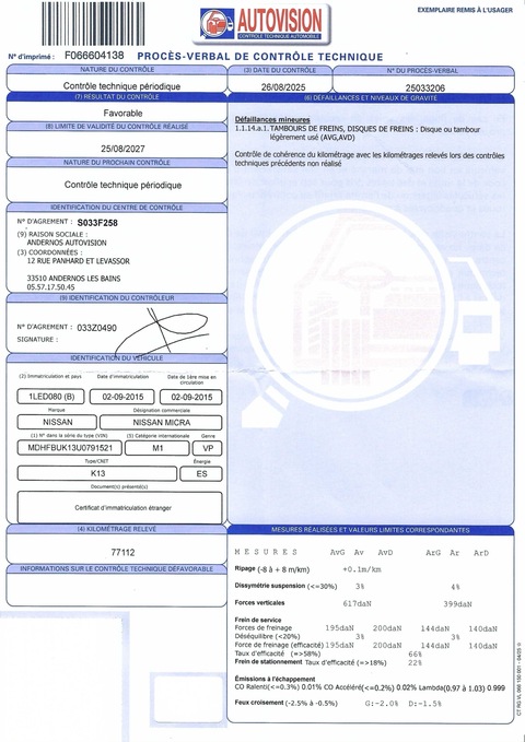 Nissan Micra IV  1.2 80ch Acenta *77000 Kms*