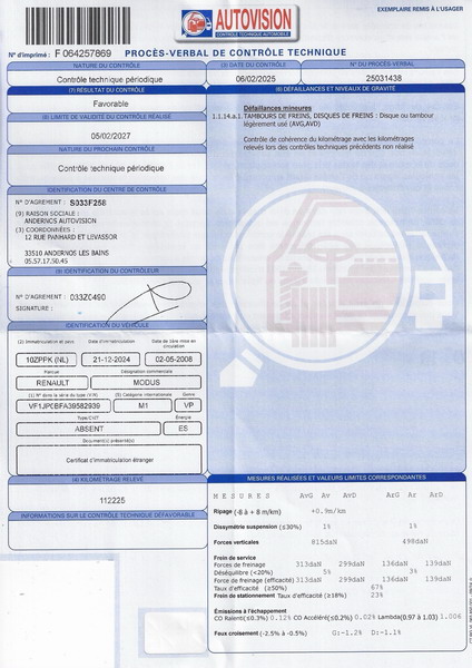 Renault Grand Modus  1.6 16v 110ch Dynamique BVA
