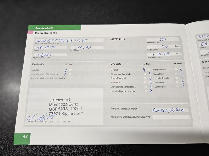 Mercedes-Benz Classe A I (C169)  170 Classic 5P