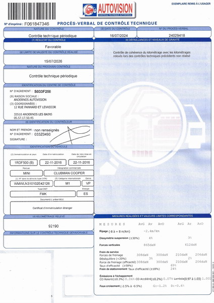 XCT - Clubman BVA - DB20916 Mini Clubman II Cooper 136ch BVA