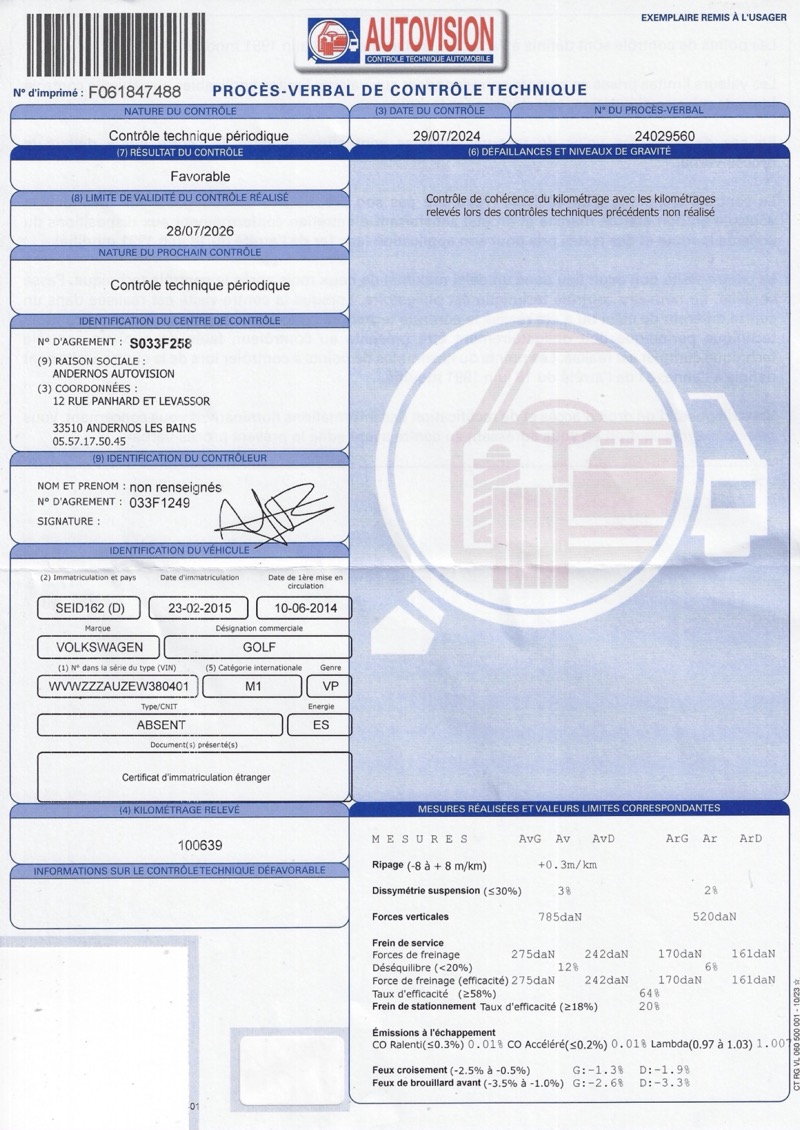 Volkswagen Golf VII1.4 TSI 122ch BlueMotion Cup 5p